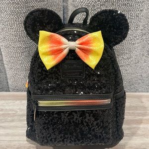 Disney Parks Halloween Candy-corn Loungefly Backpack